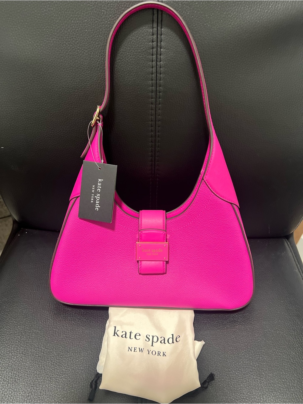 kate spade Hot Pink Shoulder Bag with Gold Hardware NWT